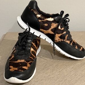 Cole Haan Leopard Print Fashion Sneakers